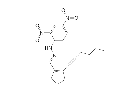 1-Cyclopentene-1-carboxaldehyde, 2-(1-hexynyl)-, (2,4-dinitrophenyl)hydrazone