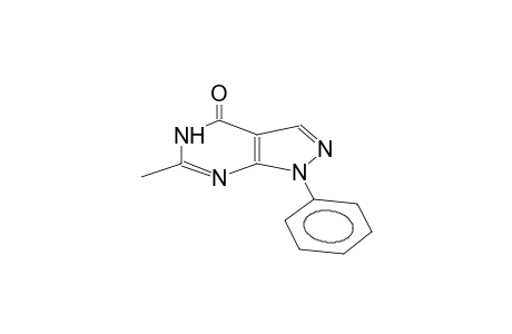 1-phenyl-6-methyl-4,5-dihydro-1H-pyrazolo[3,4-d]pyrimidin-4-one