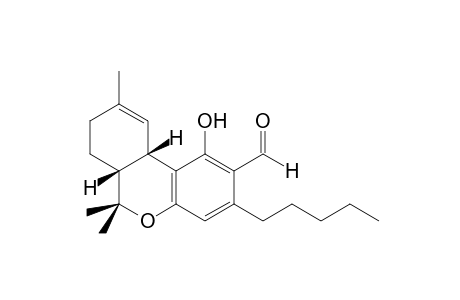 (6aR,10aS)-1-hydroxy-6,6,9-trimethyl-3-pentyl-6a,7,8,10a-tetrahydro-6H-benzo[c]chromene-2-carbaldehyde