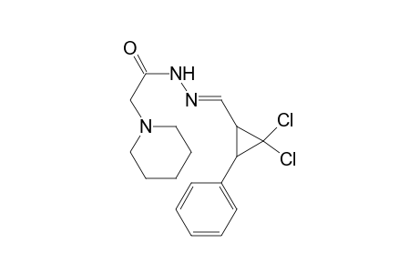 N'-[(E)-(2,2-Dichloro-3-phenylcyclopropyl)methylidene]-2-(1-piperidinyl)acetohydrazide
