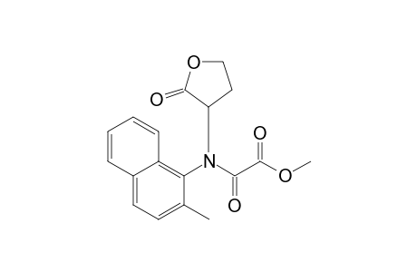 Acetic acid, [(2-methyl-1-naphthalenyl)(tetrahydro-2-oxo-3-furanyl)amino]oxo-, methyl ester