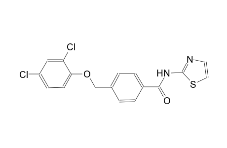 4-[(2,4-dichlorophenoxy)methyl]-N-(1,3-thiazol-2-yl)benzamide