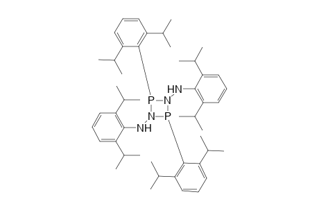 1,3-bis(2',6'-diisopropylphenyl)-2,4-bis[(2.6'-diisopropyl)amino]-1,3-diphospha-2,4-diazacyclobutane