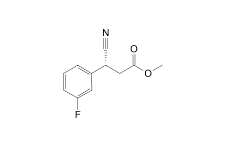 (R)-Methyl 3-cyano-3-(3-fluorophenyl)propanoate