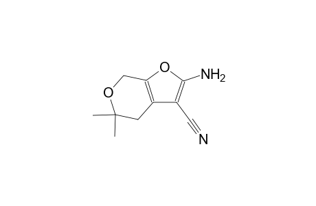 2-Amino-5,5-dimethyl-4,7-dihydro-5H-furo[2,3-c]pyran-3-carbonitrile