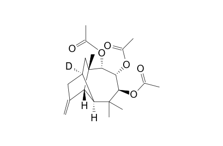 (1S,4R,5R,7S,8R,9S,10S)-7,8,9-Triacetyloxy-1-deuteriouruap-3(12)-ene