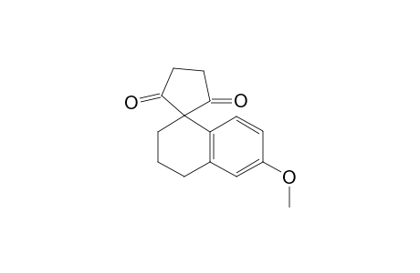 1',2',3',4'-tetrahydro-6-methoxyspiro[cyclopentane-1,1-naphthalene]-2,5-dione