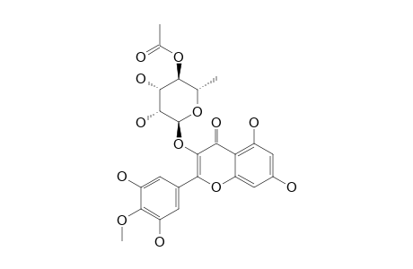 MEARNSETIN-3-O-(4''-O-ACETYL)-ALPHA-L-RHAMNOPYRANOSIDE