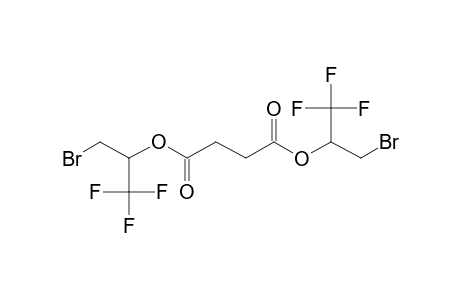 Succinic acid, di(1-bromo-3,3,3-trifluoroprop-2-yl) ester