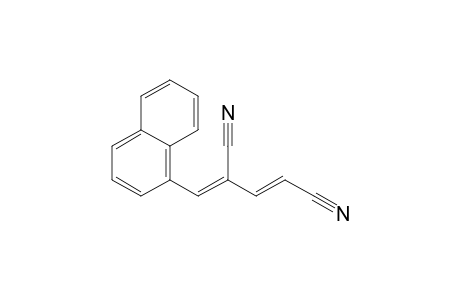 4-(1'-Naphthylmethylidene)pent-2-enedinitrile