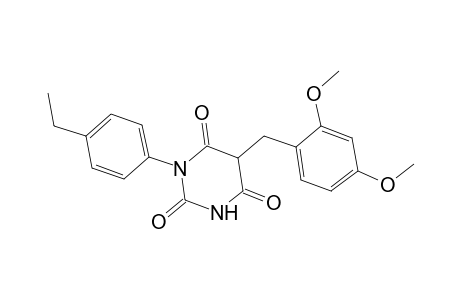 5-(2,4-Dimethoxybenzyl)-1-(4-ethylphenyl)-2,4,6(1H,3H,5H)-pyrimidinetrione