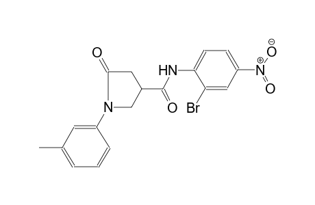 3-pyrrolidinecarboxamide, N-(2-bromo-4-nitrophenyl)-1-(3-methylphenyl)-5-oxo-