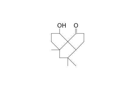 7-Hydroxy-2,2,4-trimethyl-tricyclo(6.3.0.0/4,8/)undecan-9-one