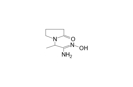 1-(3-amino-3-hydroxyimino-2-propyl)-2-pyrrolidinone