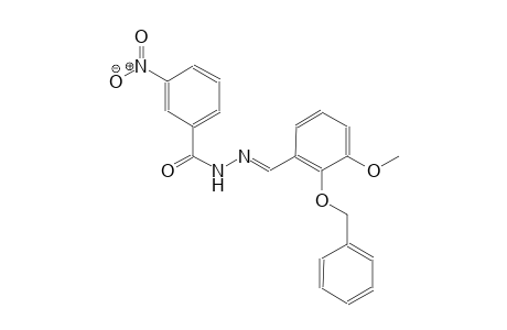 N'-{(E)-[2-(benzyloxy)-3-methoxyphenyl]methylidene}-3-nitrobenzohydrazide