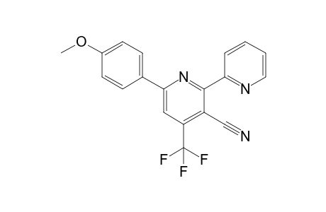 6-(4-Methoxyphenyl)-2-(2-pyridinyl)-4-(trifluoromethyl)-3-pyridinecarbonitrile