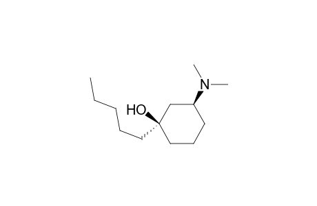 (cis)-1-n-pentyl-1-hydroxy-3-(dimethylamino)cyclohexane