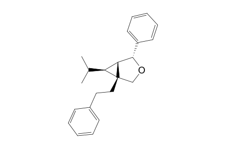 (1R*,4R*,5S*,6S*)-6-Isopropyl-1-(2-phenylethyl)-4-phenyl-3-oxabicyclo[3.1.0]hexane