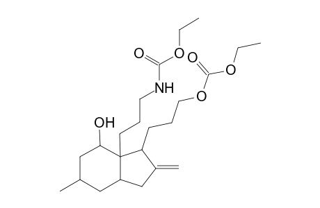 (1SR,3aSR,5RS,&RS,&ASR)-7a-[3-[(ethoxycarbonyl)-amino]propyl]octahydro-1-[3-[(ethoxycarbonyl)oxy]-propyl]-7-hydroxy-5-methyl-2-methylene-1H-indene