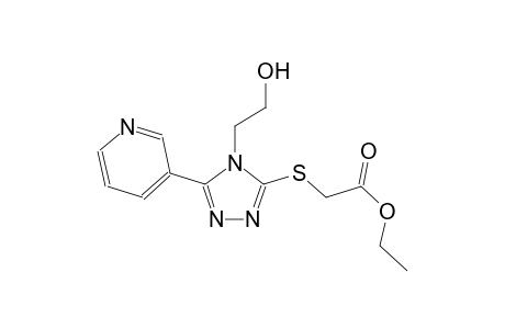 acetic acid, [[4-(2-hydroxyethyl)-5-(3-pyridinyl)-4H-1,2,4-triazol-3-yl]thio]-, ethyl ester