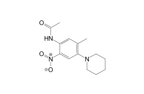 Acetamide, N-[5-methyl-2-nitro-4-(1-piperidinyl)phenyl]-