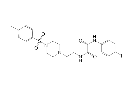 N~1~-(4-fluorophenyl)-N~2~-(2-{4-[(4-methylphenyl)sulfonyl]-1-piperazinyl}ethyl)ethanediamide