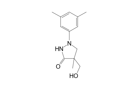 3-Pyrazolidinone, 1-(3,5-dimethylphenyl)-4-(hydroxymethyl)-4-methyl-