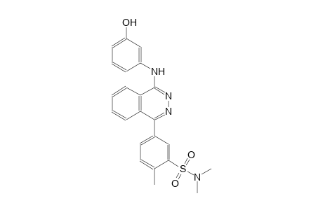 5-[4-(3-hydroxyanilino)-1-phthalazinyl]-N,N,2-trimethylbenzenesulfonamide