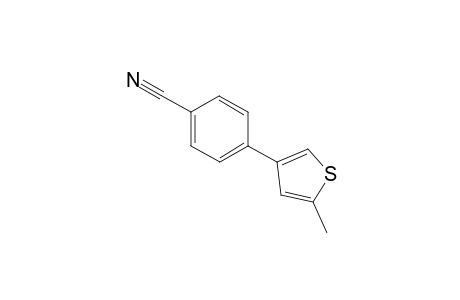 4-(5-Methylthiophen-3-yl)benzonitrile