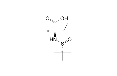 (R,RS)-N-(tert-Butylsulfinyl)-2-amino-2-methylbutanoic acid