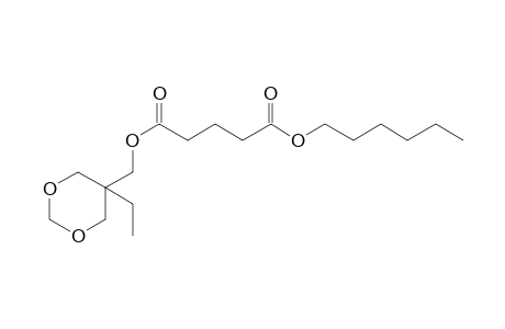 Glutaric acid, (5-ethyl-1,3-dioxan-5-yl)methyl hexyl ester