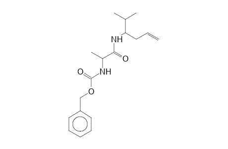 Propanamide, N-(5-methyl-1-hexen-4-yl)-2-benzyloxycarbonylamino-