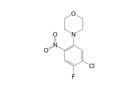 1-CHLORO-2-FLUORO-5-MORPHOLINO-4-NITROBENZENE