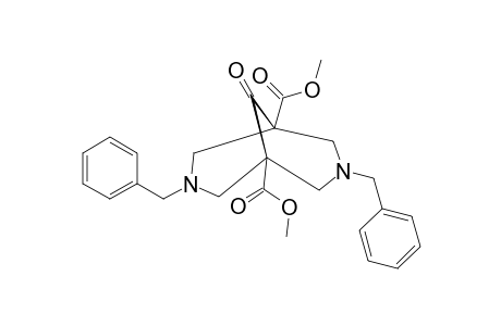 3,7-bis(benzyl)-9-keto-3,7-diazabicyclo[3.3.1]nonane-1,5-dicarboxylic acid dimethyl ester