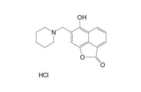 5-Hydroxy-6-piperidinylmethylnaphthalene-1,8-carbolacetone hydrochloride