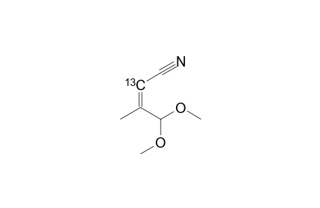 (2-(C-13))-4,4-DIMETHOXY-3-METHYL-BUT-2-ENE-1-NITRILE