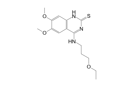 4-[(3-ethoxypropyl)amino]-6,7-dimethoxy-2(1H)-quinazolinethione