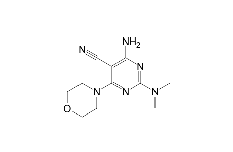 4-Amino-2-(dimethylamino)-6-(4-morpholinyl)-5-pyrimidinecarbonitrile