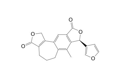 3H-Furo[3',4':3,4]cyclohept[1,2-f]isobenzofuran-3,10(1H)-dione, 8-(3-furanyl)-4,5,6,8-tetrahydro-7-methyl-, (R)-