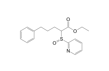 Ethyl 5-phenyl-2-(pyrid-2'-sulfinyl)pentanoate