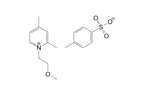 2,4-dimethyl-1-(2-methoxyethyl)pyridinium p-toluenesulfonate