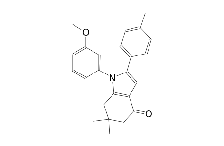 4H-indol-4-one, 1,5,6,7-tetrahydro-1-(3-methoxyphenyl)-6,6-dimethyl-2-(4-methylphenyl)-