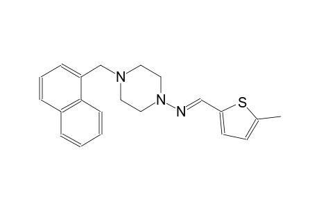 1-piperazinamine, N-[(E)-(5-methyl-2-thienyl)methylidene]-4-(1-naphthalenylmethyl)-