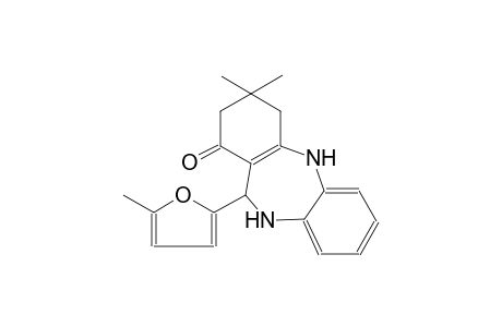 3,3-dimethyl-11-(5-methyl-2-furyl)-2,3,4,5,10,11-hexahydro-1H-dibenzo[b,e][1,4]diazepin-1-one
