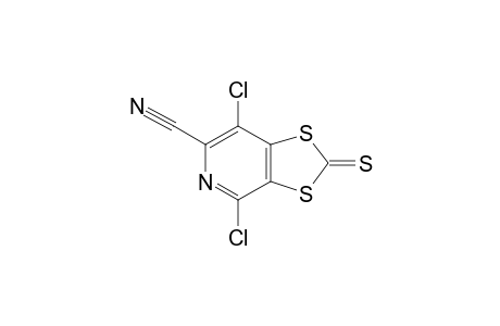 4,7-DICHLORO-6-CYANO-DITHIOLO-[4.5-C]-PYRIDINE-2-THIONE