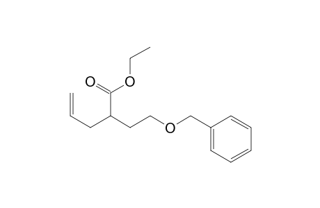 2-(2-benzoxyethyl)pent-4-enoic acid ethyl ester