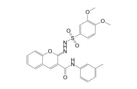 benzenesulfonic acid, 3,4-dimethoxy-, 2-[(2Z)-3-[[(3-methylphenyl)amino]carbonyl]-2H-1-benzopyran-2-ylidene]hydrazide