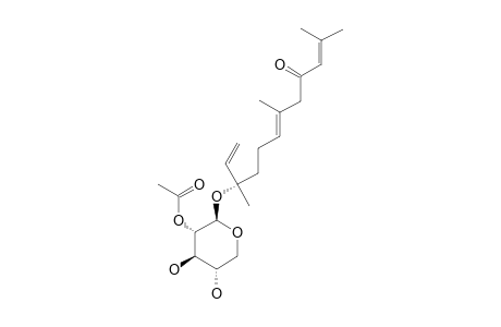 9-OXO-3-O-(2-ACETYL-BETA-D-XYLOPYRANOSYL)-NEROLIDOL
