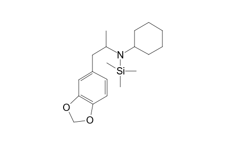 N-Cyclohexyl-3,4-Methylenedioxyamphetamine TMS