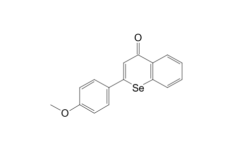 4H-1-benzoselenin-4-one, 2-(4-methoxyphenyl)-
